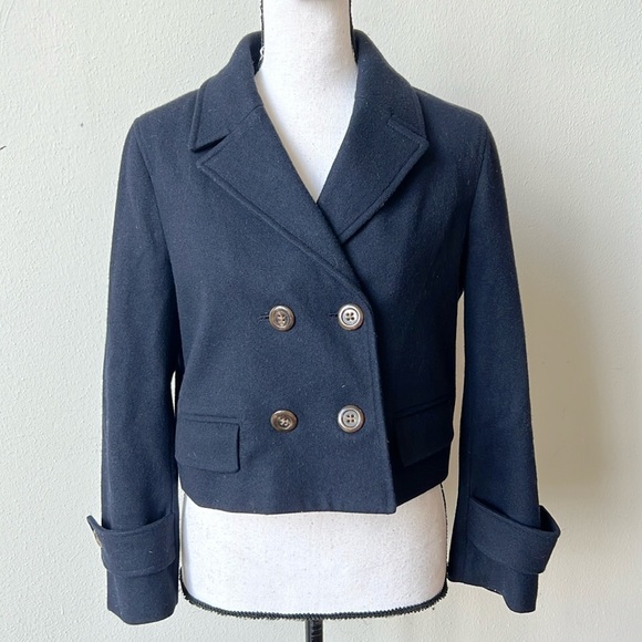 Cartonnier Navy Double-Breasted Jacket - Picture 1 of 4